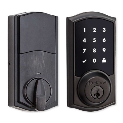 Kwikset Home Connect 918 Touch Screen Smart Lock, Z-Wave, Traditional with Deadbolt, Venetian Bronze